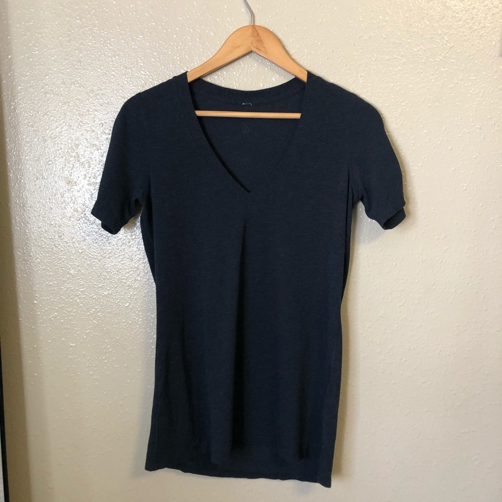 Lululemon v neck workout t shirt